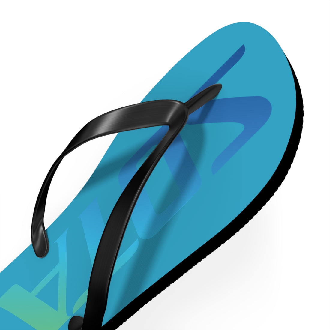 SOTAR Ocean Logo Teal Flip Flops Sandals Summer River Water Wear