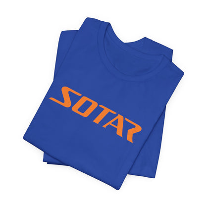 SOTAR Orange LOGO Graphic Tee - Unisex Casual T-Shirt, Everyday Outdoor