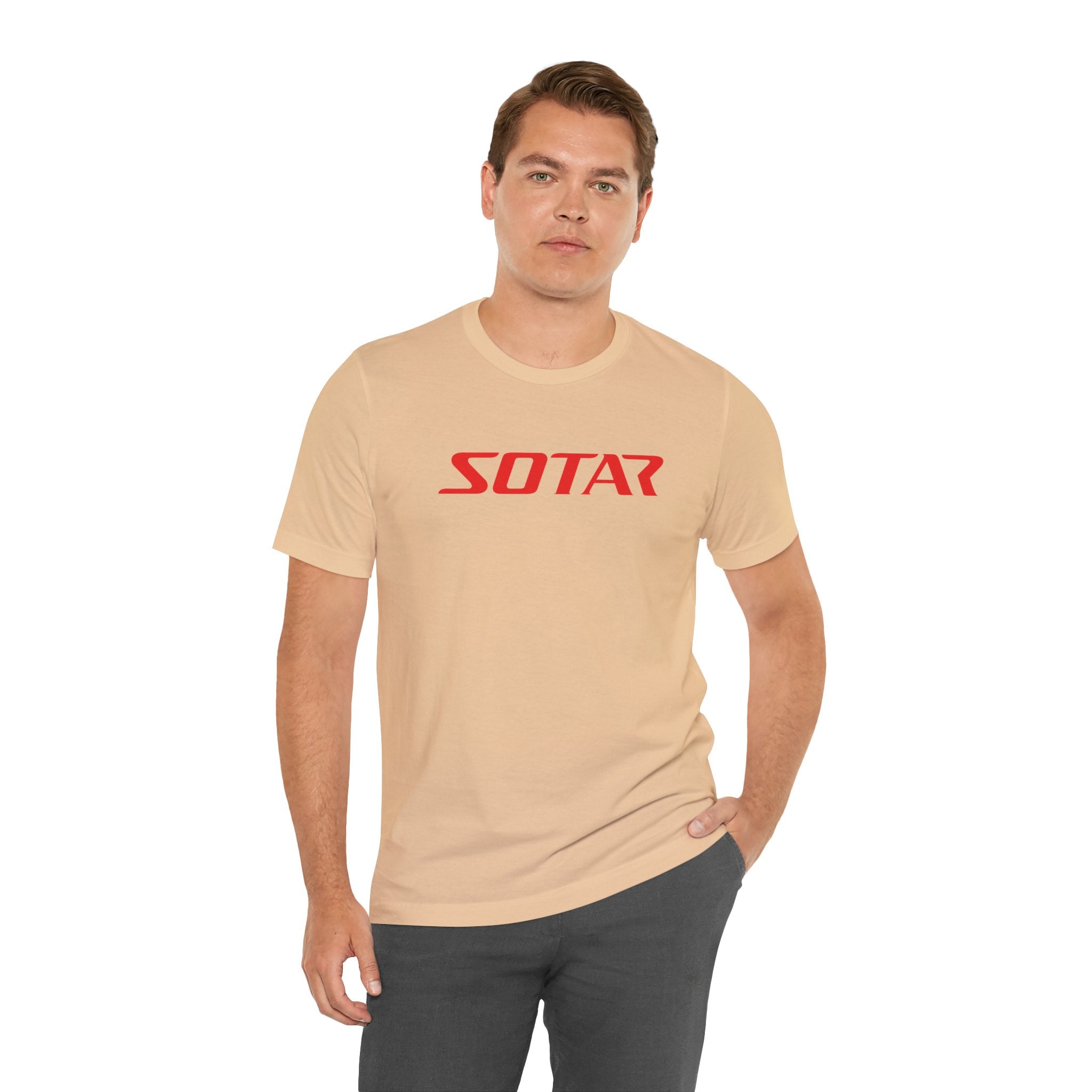SOTAR Red LOGO Graphic Tee - Unisex Casual T-Shirt