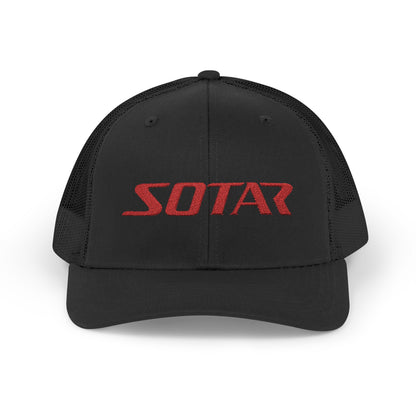Snapback Trucker Cap -  Red Logo