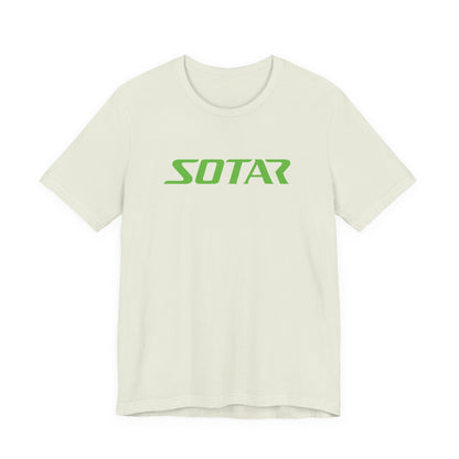 SOTAR Lime Green LOGO Graphic Tee - Unisex Casual T-Shirt, Everyday Outdoor