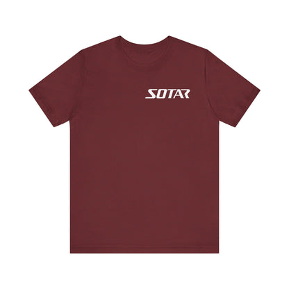 SOTAR White Logo Celebrating 45 Years Unisex Tee, Commemorative Shirt, Whitewater Rafting Anniversary T-Shirt