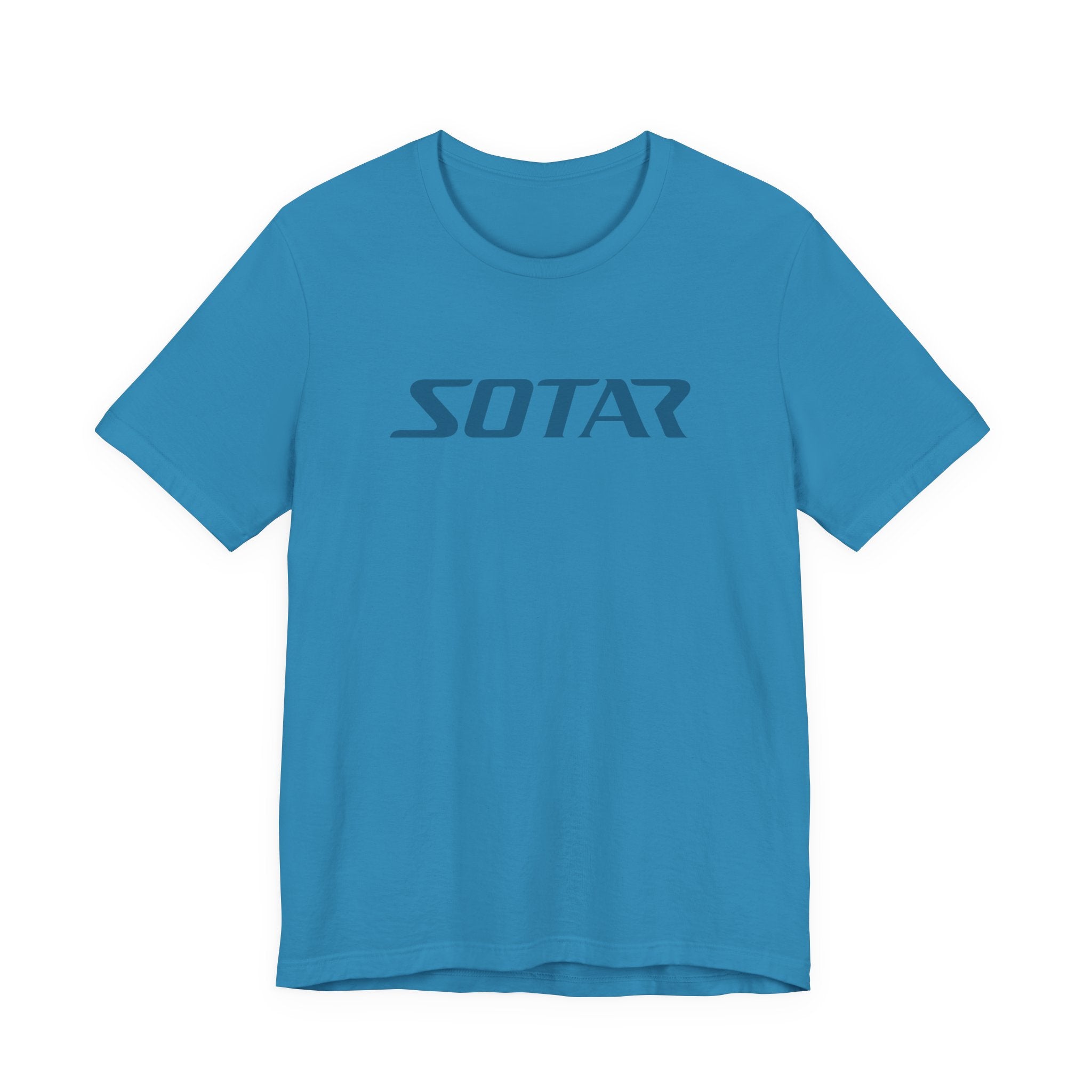SOTAR Teal LOGO Graphic Tee - Unisex Casual T-Shirt, Everyday Outdoor