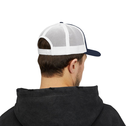 Snapback Trucker Cap - Pink Logo