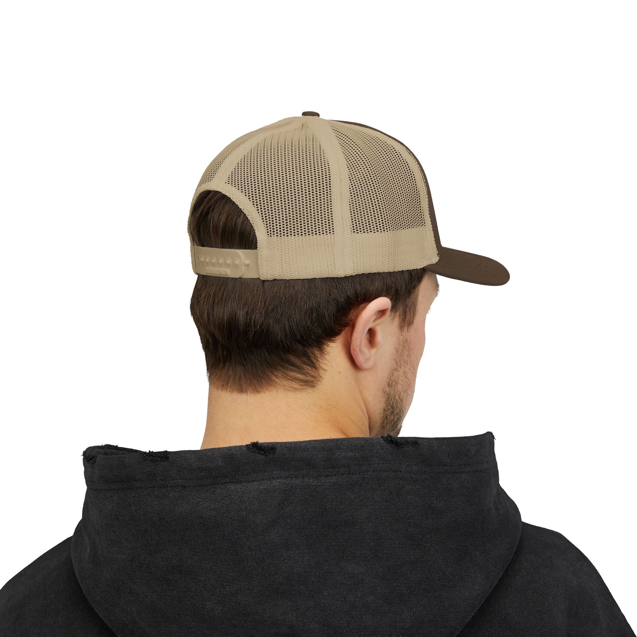 Snapback Trucker Cap - Orange Logo
