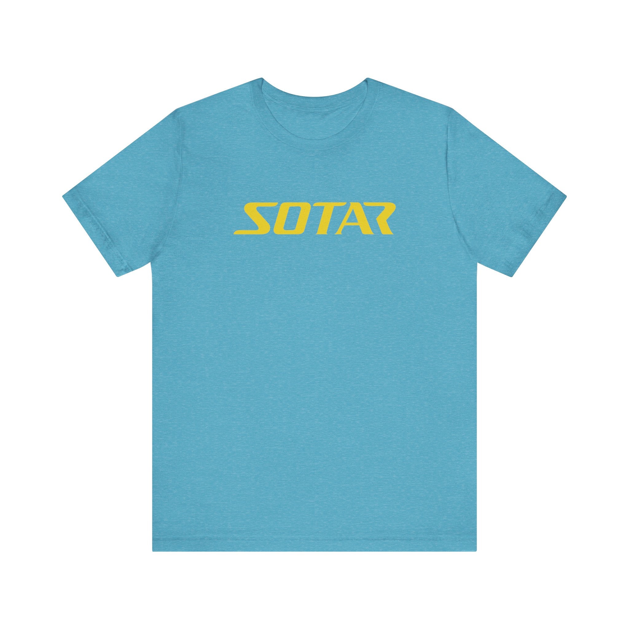 SOTAR Yellow LOGO Graphic Tee - Unisex Casual T-Shirt, Everyday Outdoor