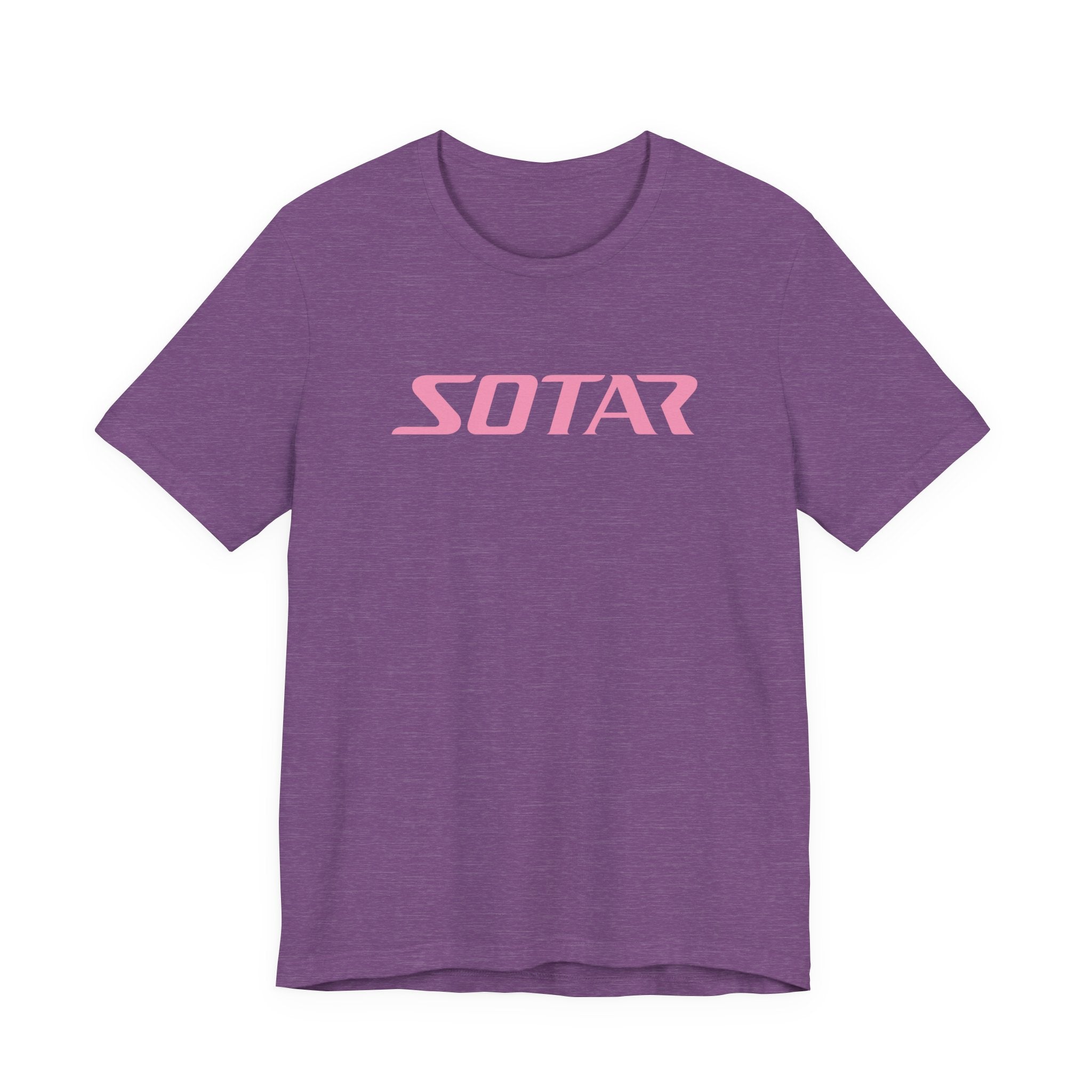 SOTAR Pink LOGO Graphic Tee - Unisex Casual T-Shirt, Everyday Outdoor