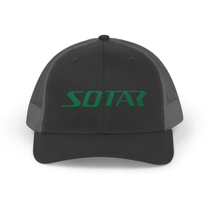 Snapback Trucker Cap - Green Logo