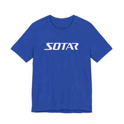 SOTAR White LOGO Graphic Tee - Unisex Casual T-Shirt, Everyday Outdoor