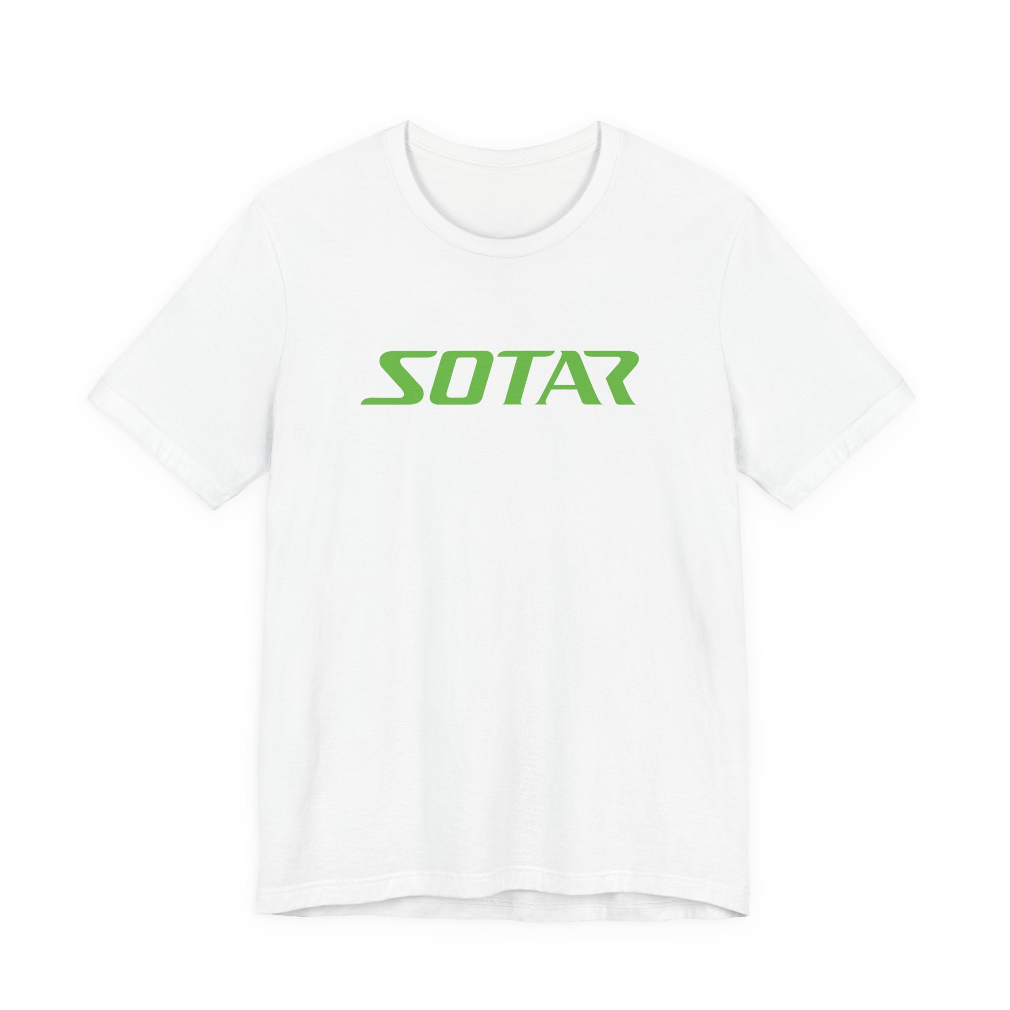 SOTAR Lime Green LOGO Graphic Tee - Unisex Casual T-Shirt, Everyday Outdoor
