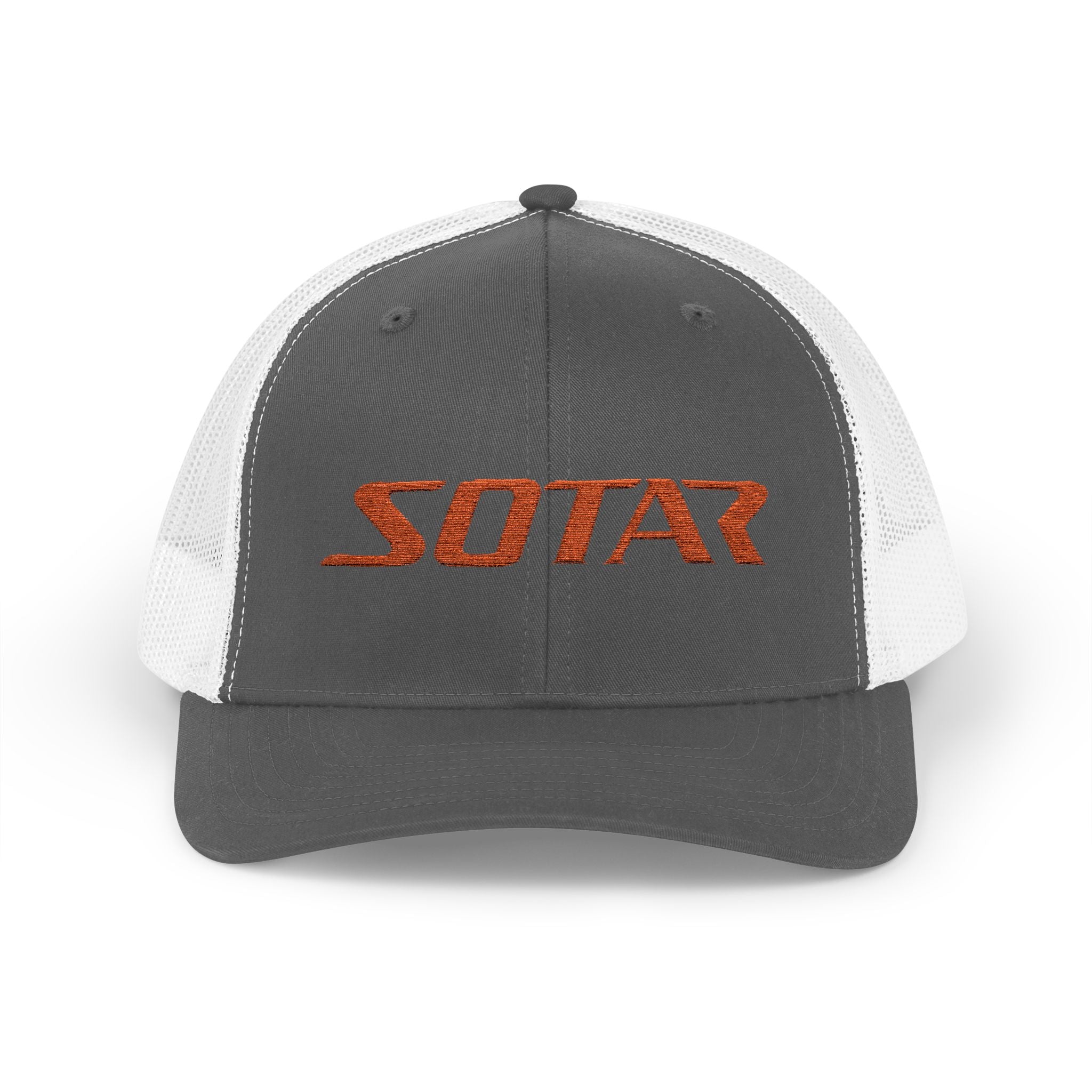 Snapback Trucker Cap - Orange Logo