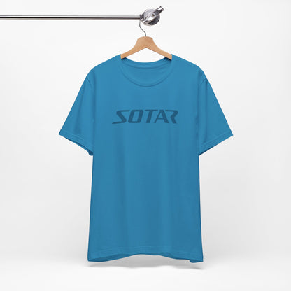 SOTAR Teal LOGO Graphic Tee - Unisex Casual T-Shirt, Everyday Outdoor