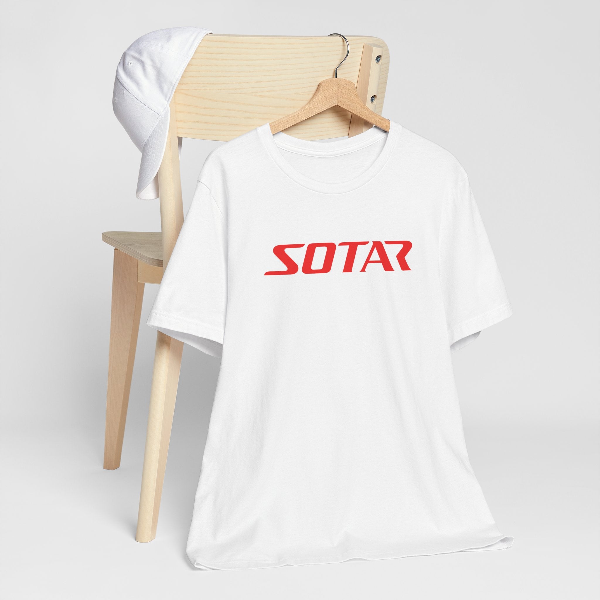 SOTAR Red LOGO Graphic Tee - Unisex Casual T-Shirt, Everyday Outdoor