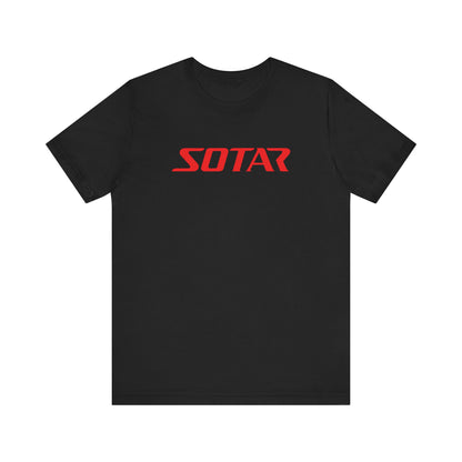 SOTAR Red LOGO Graphic Tee - Unisex Casual T-Shirt, Everyday Outdoor