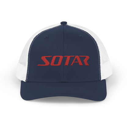 Snapback Trucker Cap -  Red Logo