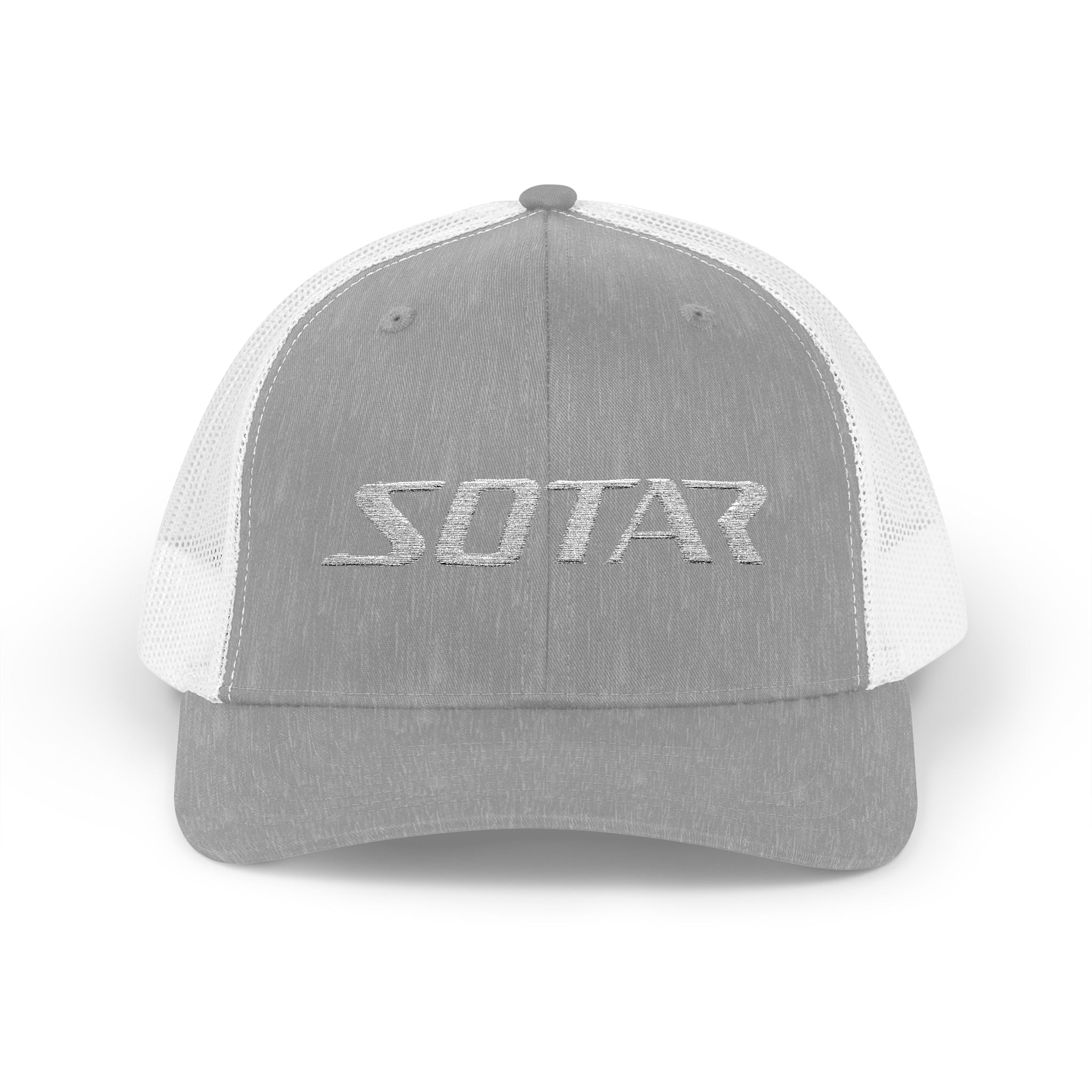 Snapback Trucker Cap - White Logo
