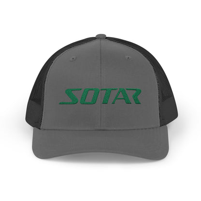 Snapback Trucker Cap - Green Logo