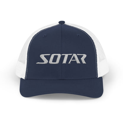 Snapback Trucker Cap - White Logo