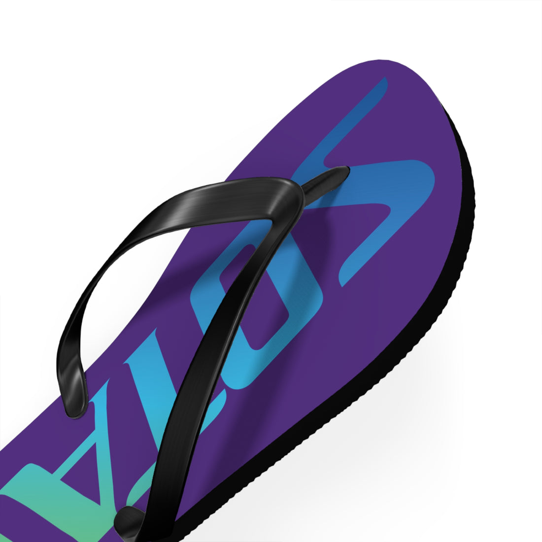 SOTAR Ocean Logo Purple Flip Flops Sandals Summer River Water Wear