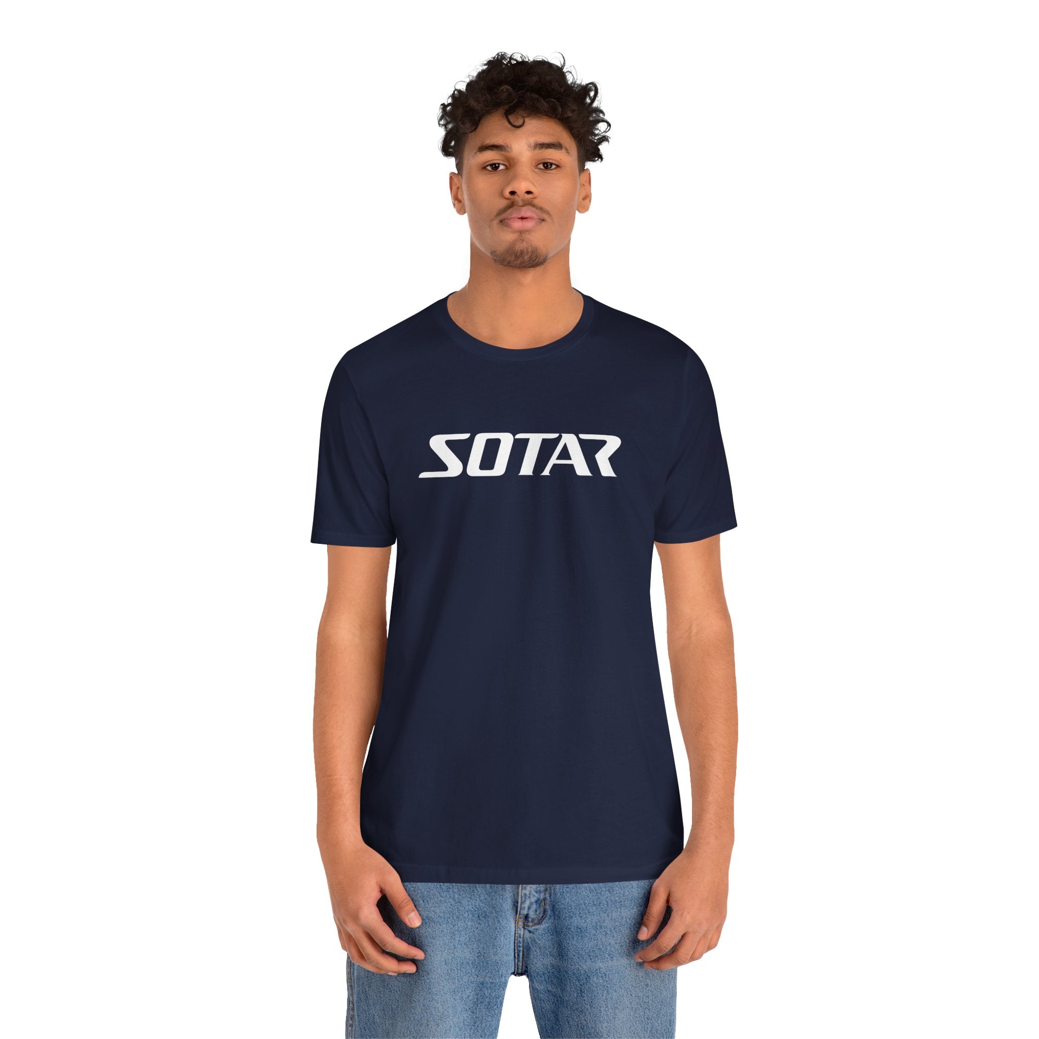 SOTAR White LOGO Graphic Tee - Unisex Casual T-Shirt, Everyday Outdoor
