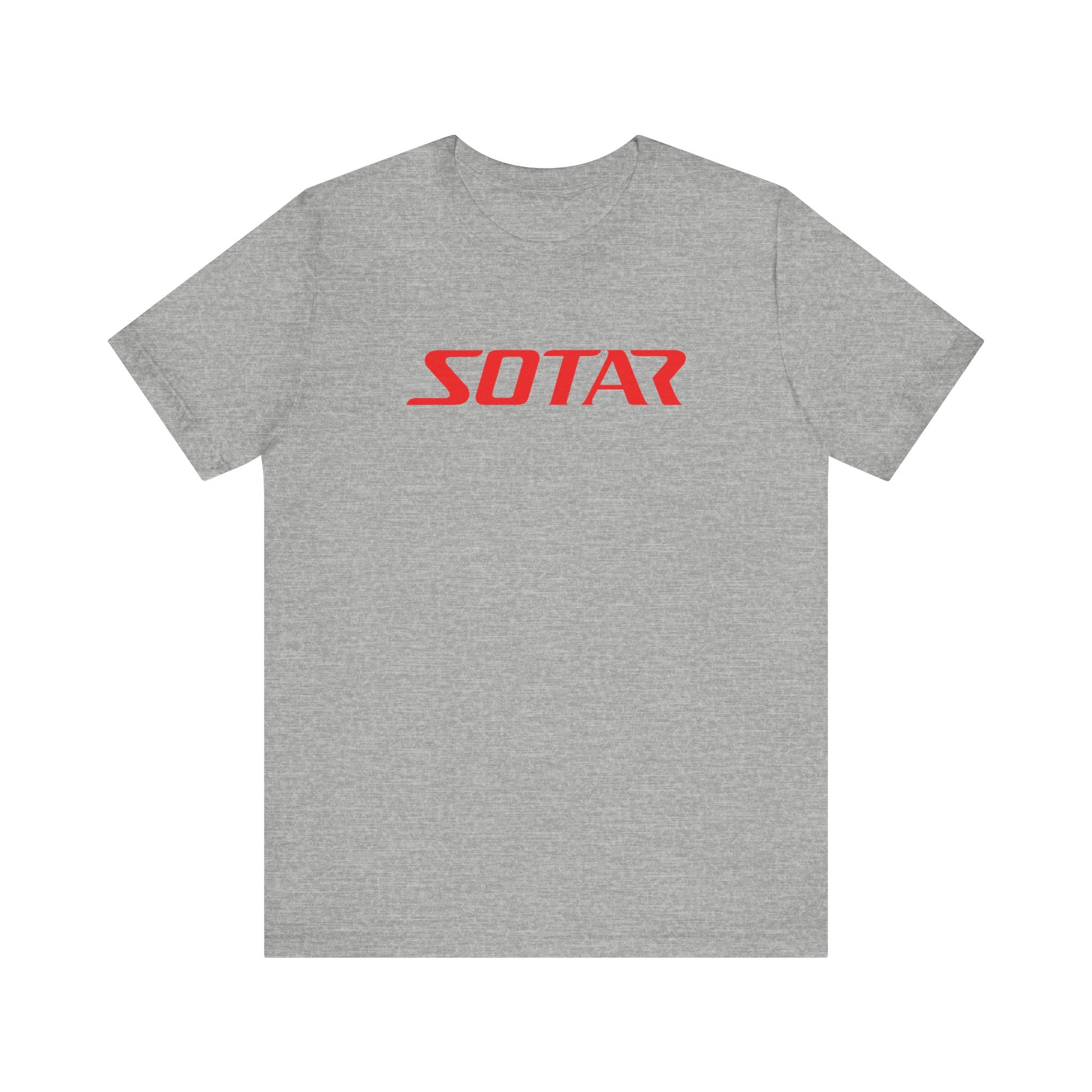 SOTAR Red LOGO Graphic Tee - Unisex Casual T-Shirt, Everyday Outdoor
