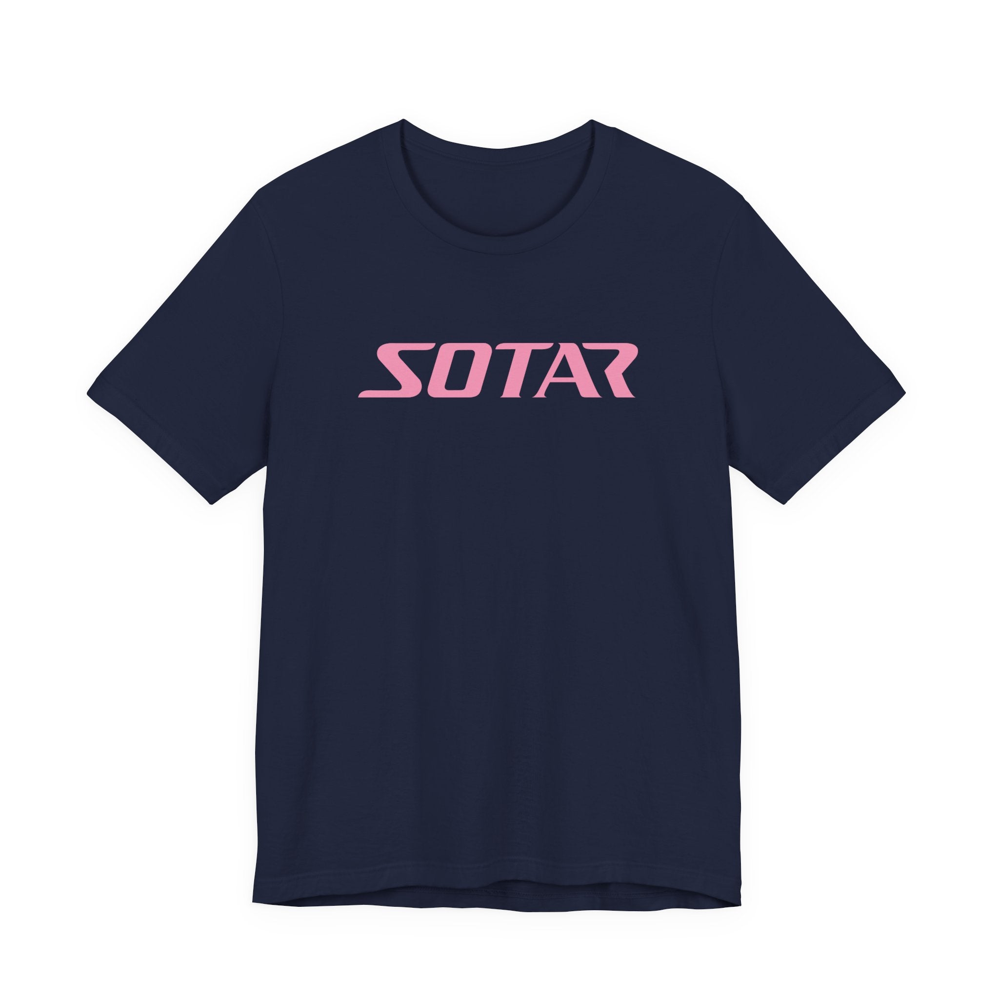 SOTAR Pink LOGO Graphic Tee - Unisex Casual T-Shirt, Everyday Outdoor