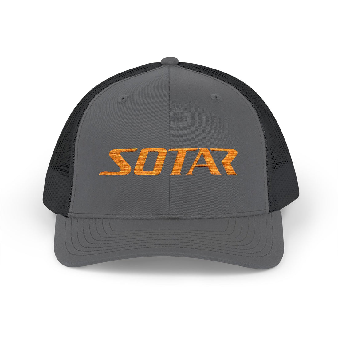 Snapback Trucker Cap - Orange Logo