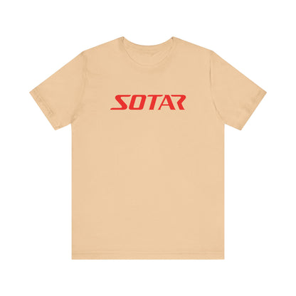 SOTAR Red LOGO Graphic Tee - Unisex Casual T-Shirt, Everyday Outdoor