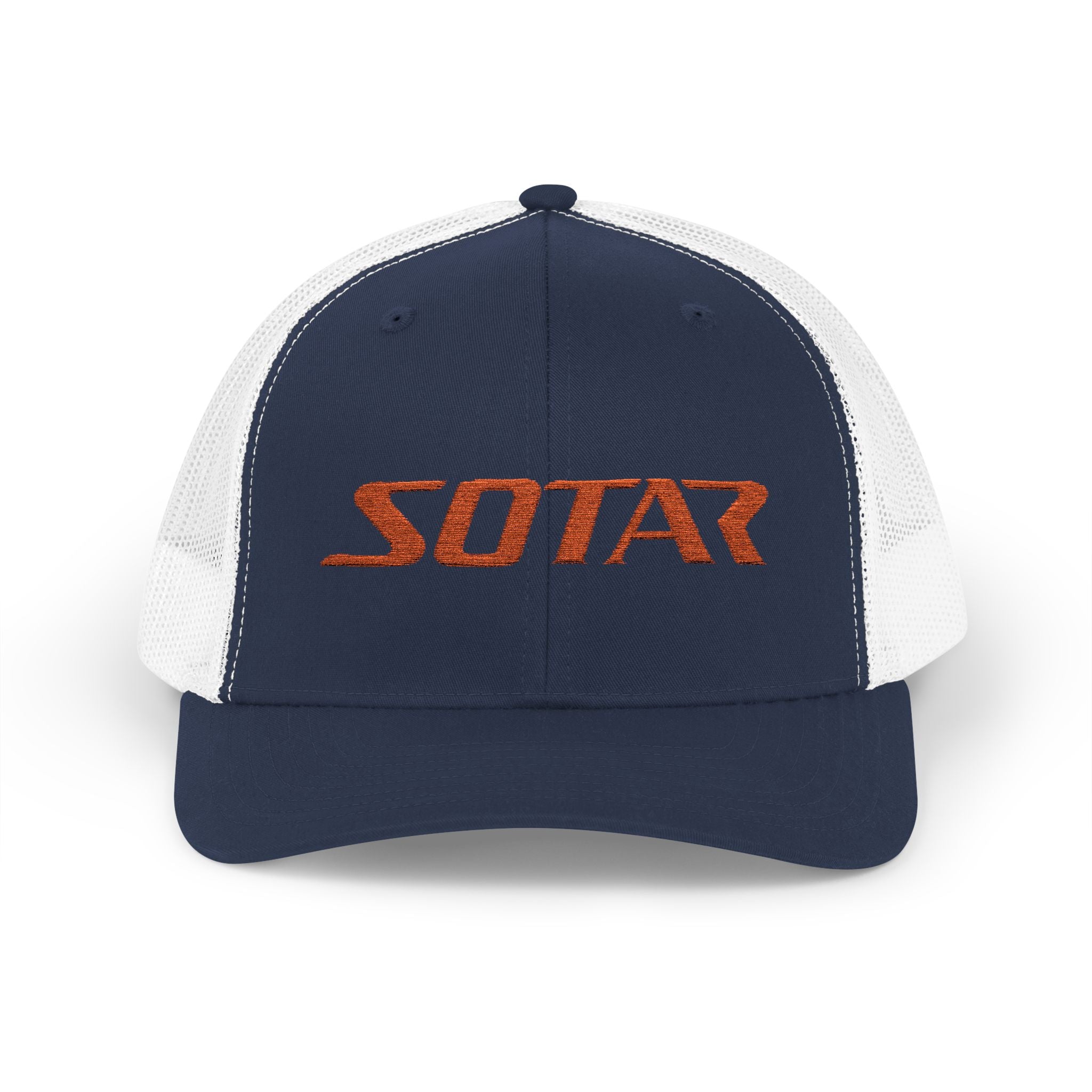 Snapback Trucker Cap - Orange Logo