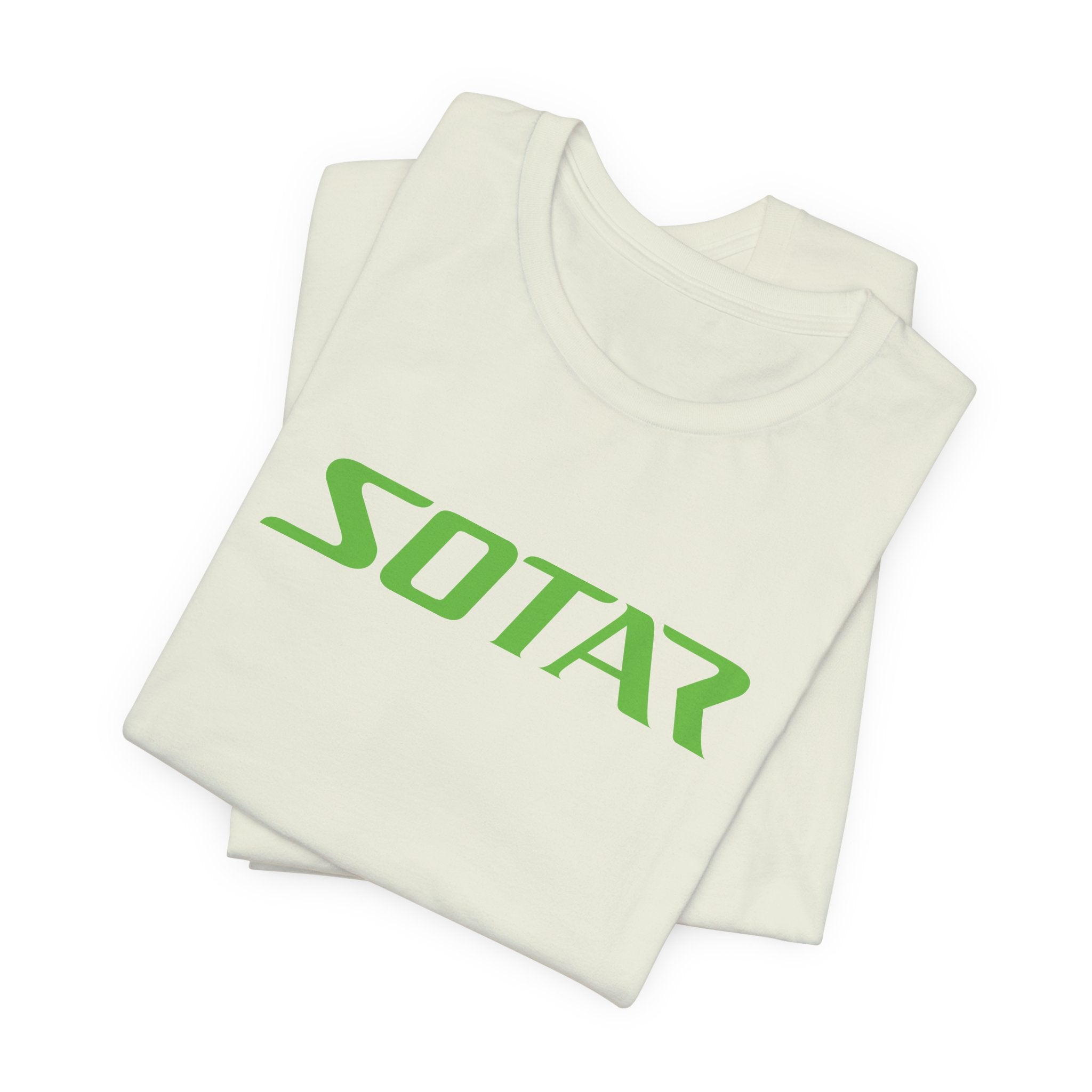 SOTAR Lime Green LOGO Graphic Tee - Unisex Casual T-Shirt, Everyday Outdoor
