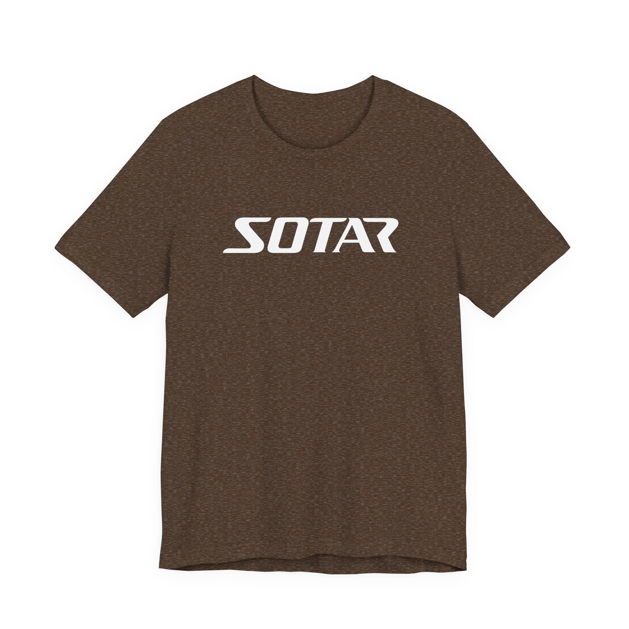 SOTAR White LOGO Graphic Tee - Unisex Casual T-Shirt, Everyday Outdoor