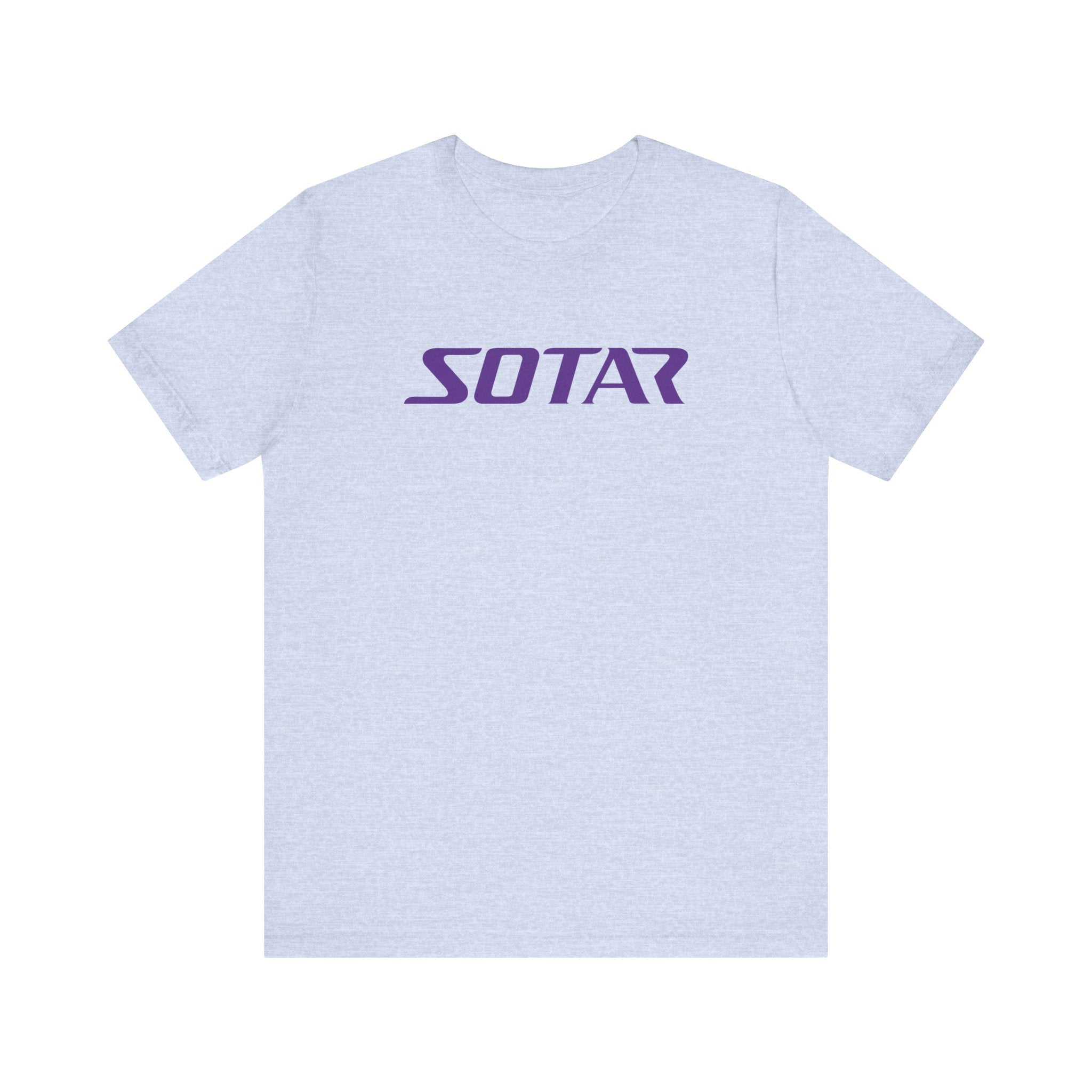 SOTAR Purple LOGO Graphic Tee - Unisex Casual T-Shirt, Everyday Outdoor