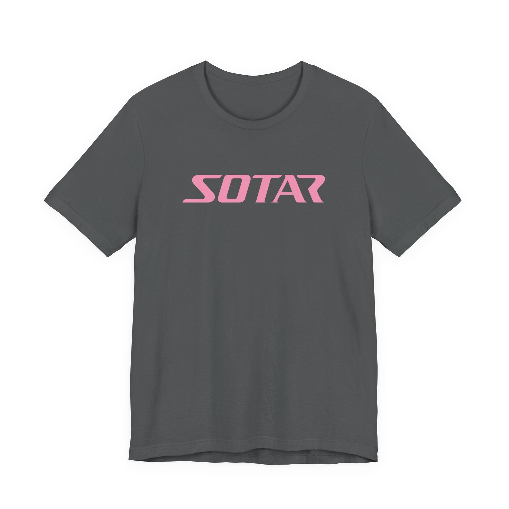 SOTAR Pink LOGO Graphic Tee - Unisex Casual T-Shirt, Everyday Outdoor