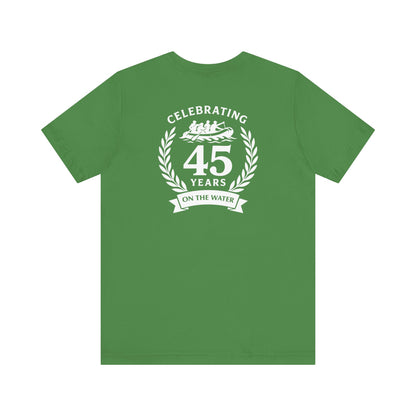 SOTAR White Logo Celebrating 45 Years Unisex Tee, Commemorative Shirt, Whitewater Rafting Anniversary T-Shirt