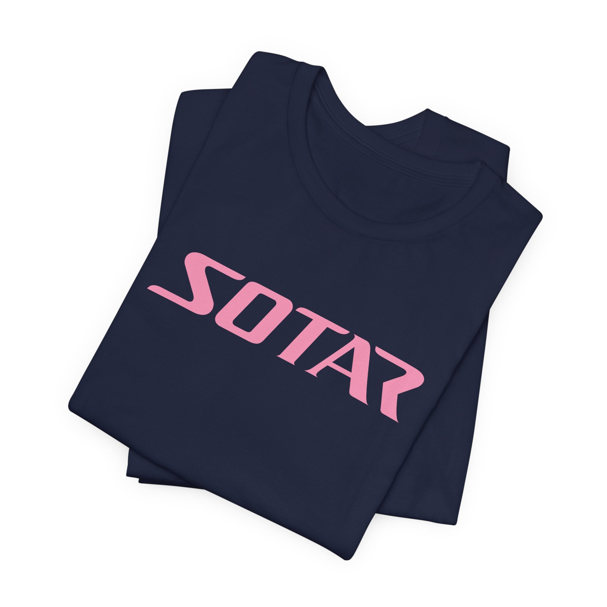 SOTAR Pink LOGO Graphic Tee - Unisex Casual T-Shirt, Everyday Outdoor