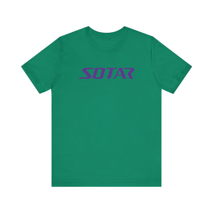 SOTAR Purple LOGO Graphic Tee - Unisex Casual T-Shirt, Everyday Outdoor