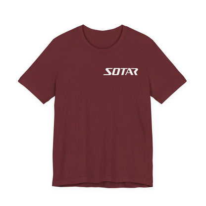 SOTAR White Logo Celebrating 45 Years Unisex Tee, Commemorative Shirt, Whitewater Rafting Anniversary T-Shirt