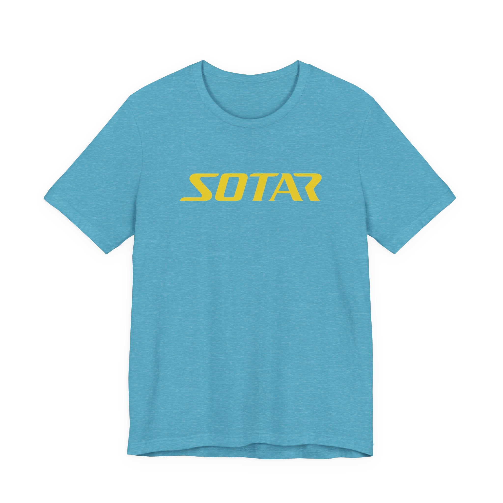 SOTAR Yellow LOGO Graphic Tee - Unisex Casual T-Shirt, Everyday Outdoor