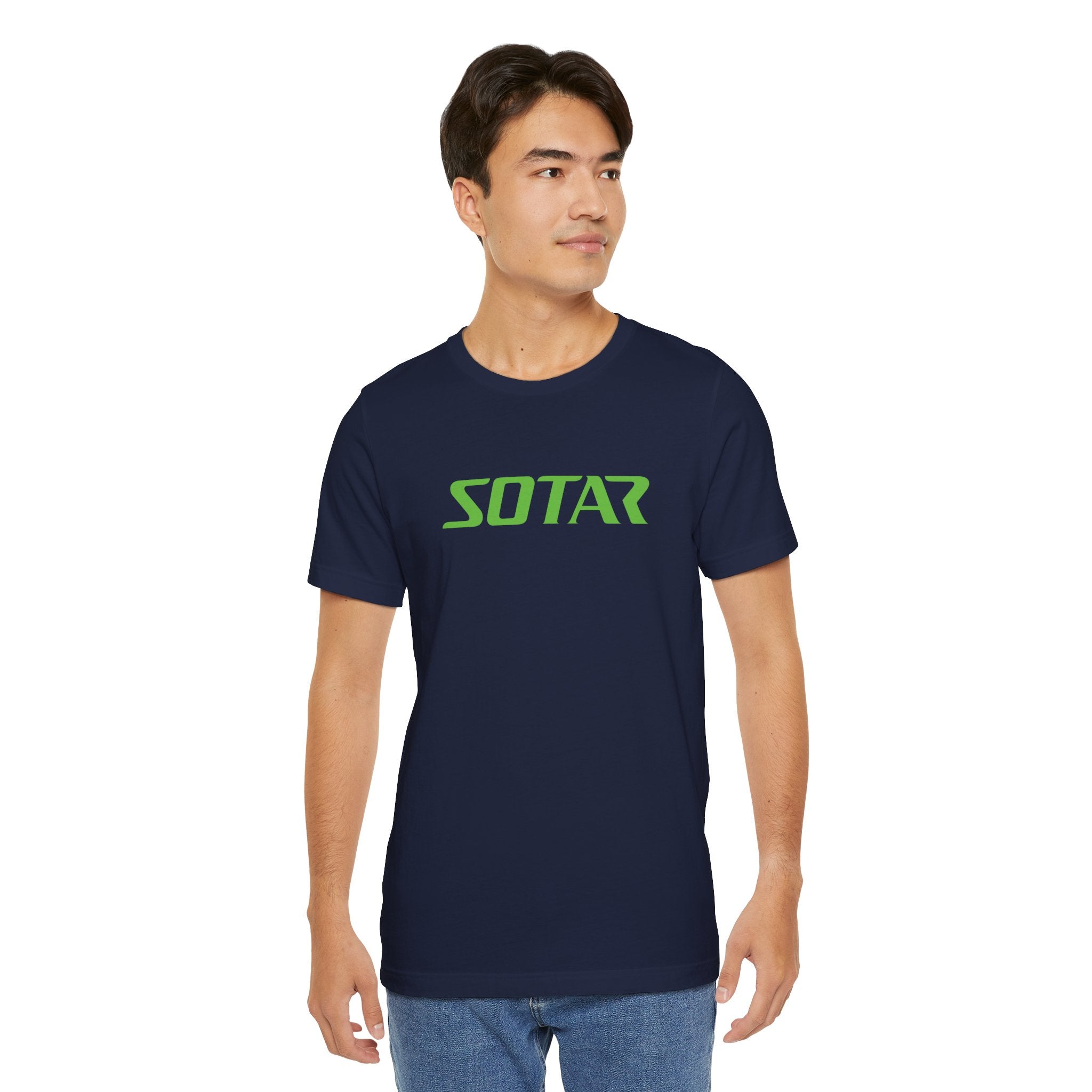 SOTAR Lime Green LOGO Graphic Tee - Unisex Casual T-Shirt, Everyday Outdoor
