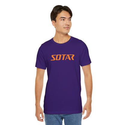 SOTAR Orange LOGO Graphic Tee - Unisex Casual T-Shirt, Everyday Outdoor