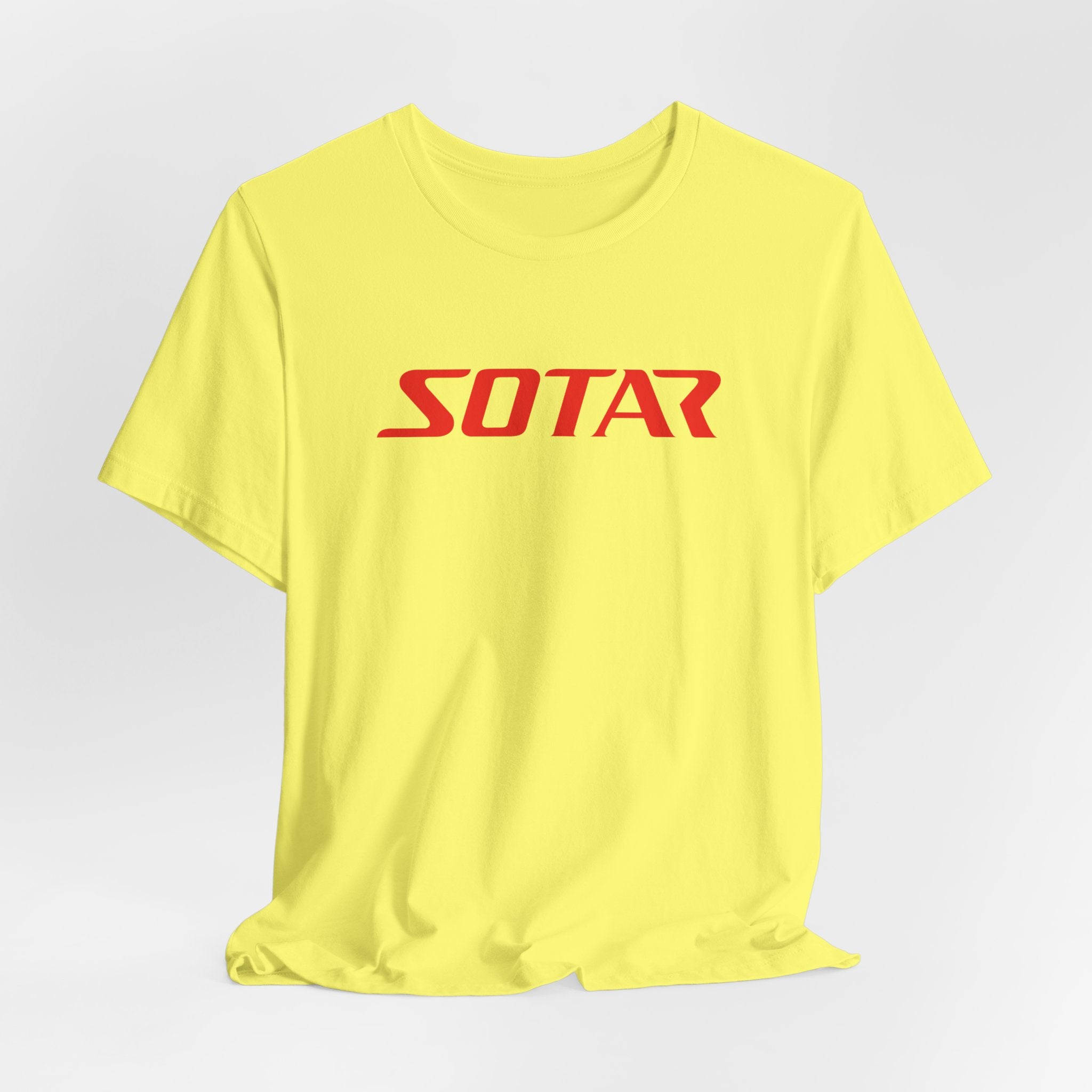SOTAR Red LOGO Graphic Tee - Unisex Casual T-Shirt, Everyday Outdoor