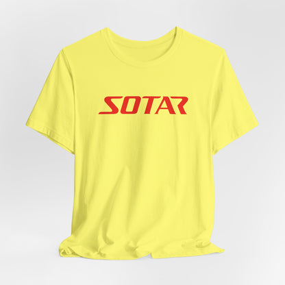 SOTAR Red LOGO Graphic Tee - Unisex Casual T-Shirt, Everyday Outdoor