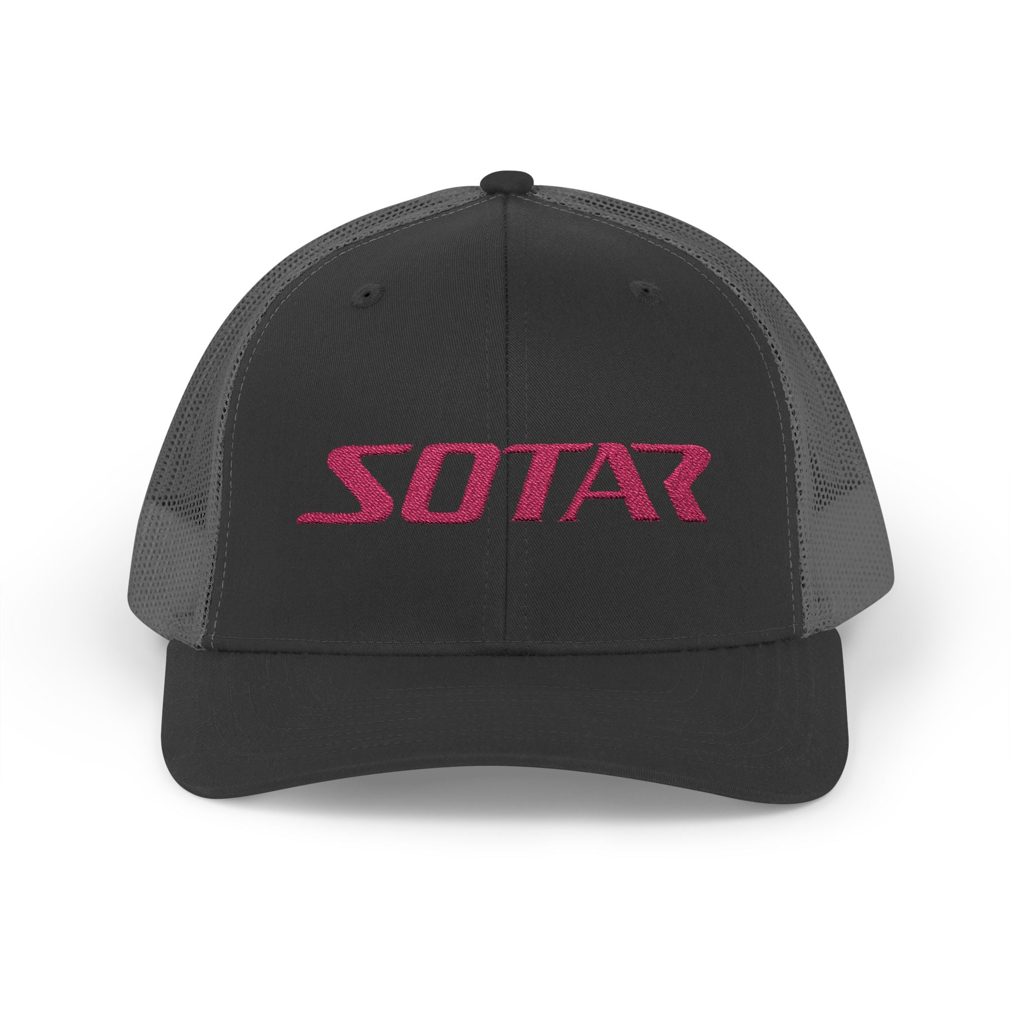 Snapback Trucker Cap - Pink Logo