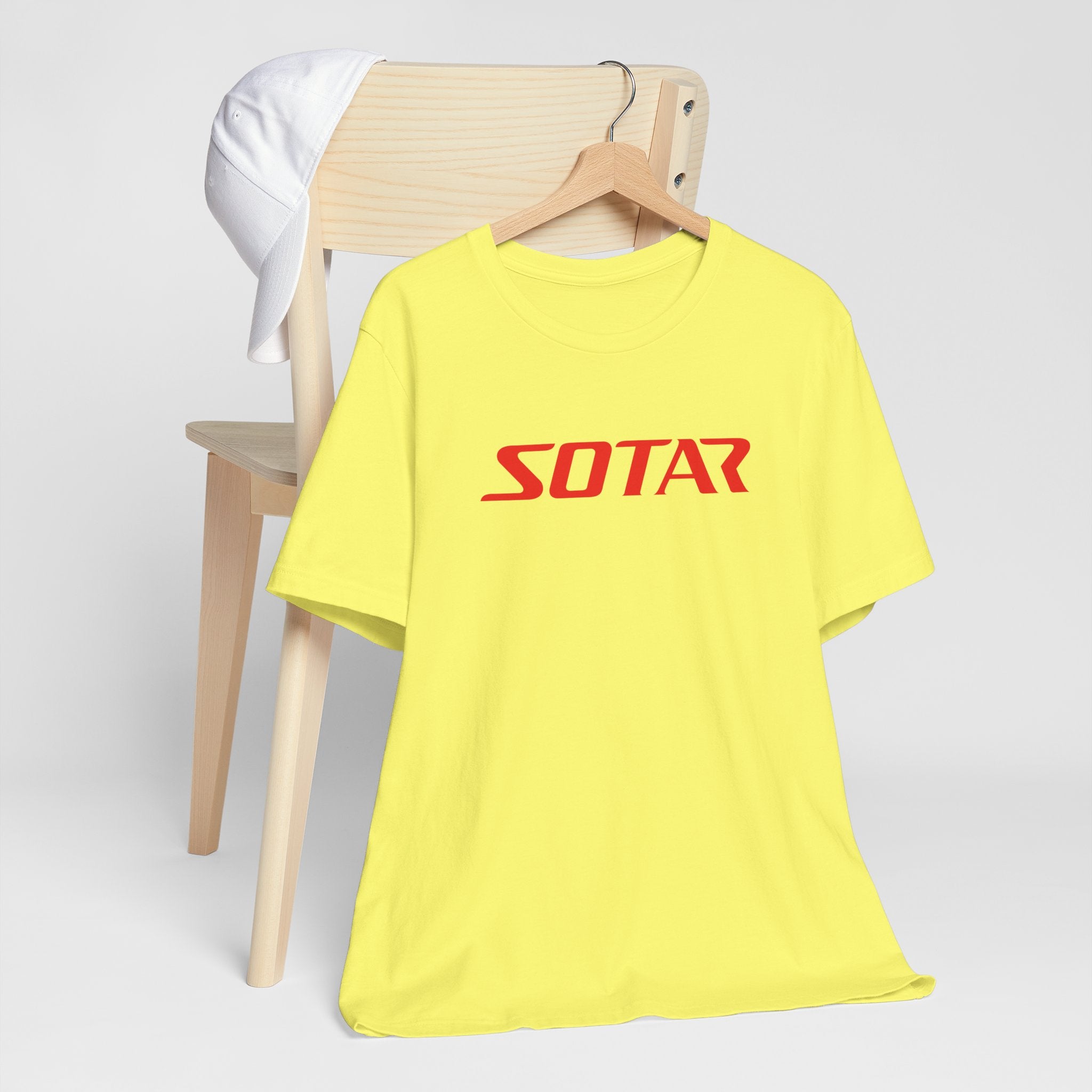 SOTAR Red LOGO Graphic Tee - Unisex Casual T-Shirt, Everyday Outdoor