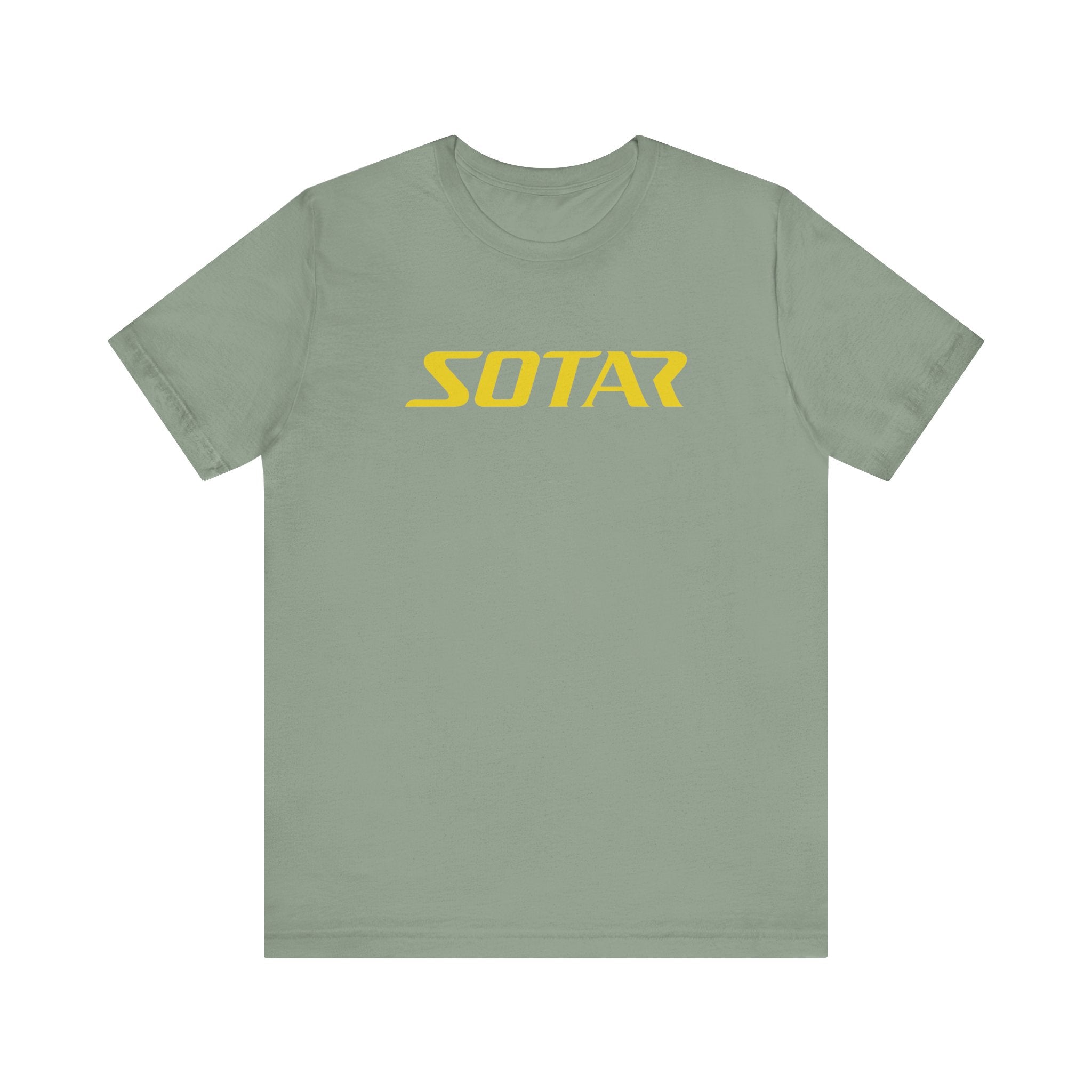 SOTAR Yellow LOGO Graphic Tee - Unisex Casual T-Shirt, Everyday Outdoor