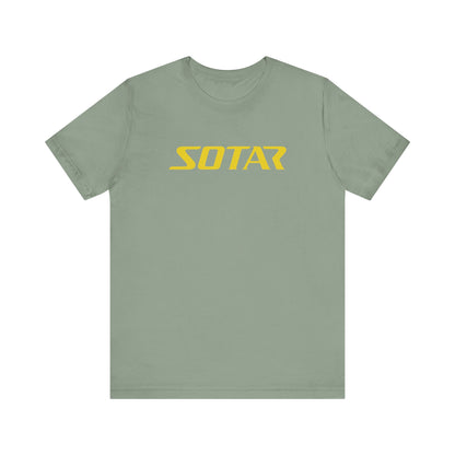 SOTAR Yellow LOGO Graphic Tee - Unisex Casual T-Shirt, Everyday Outdoor