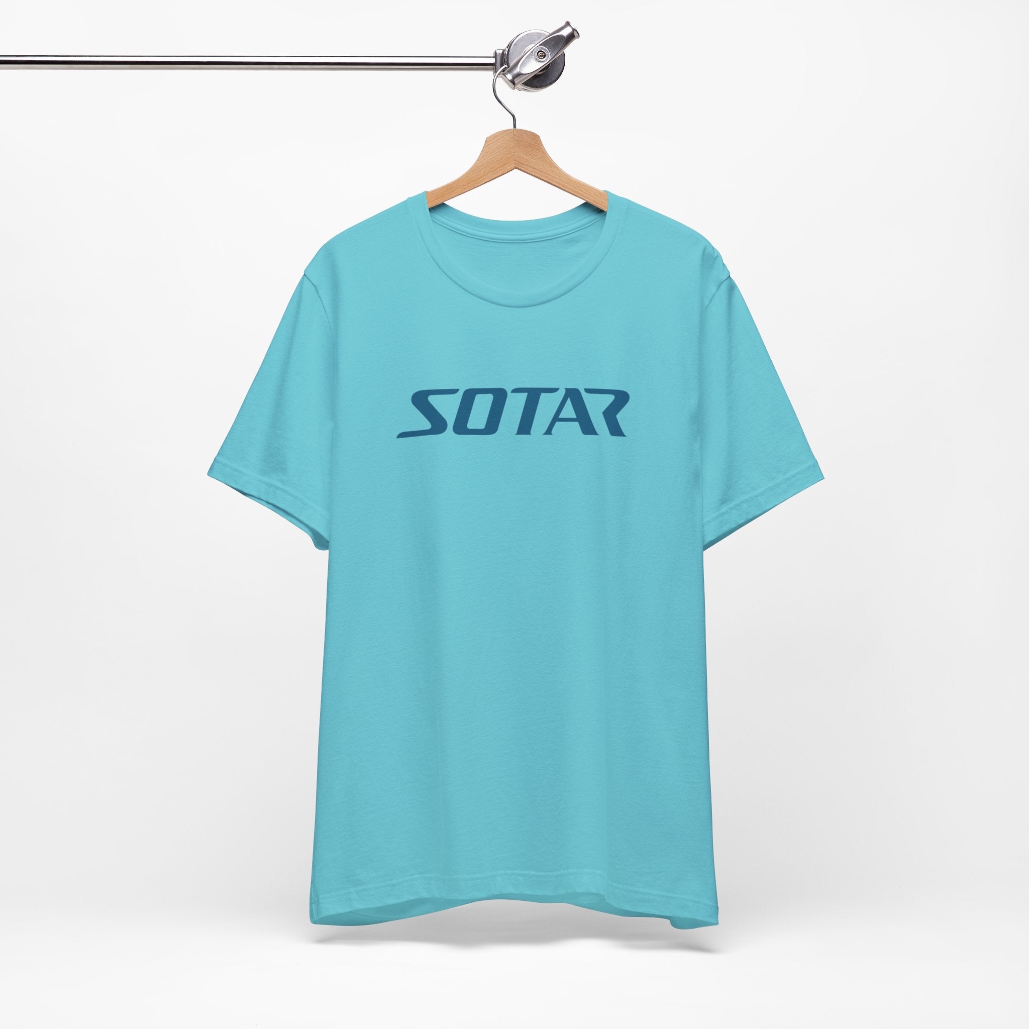 SOTAR Teal LOGO Graphic Tee - Unisex Casual T-Shirt, Everyday Outdoor
