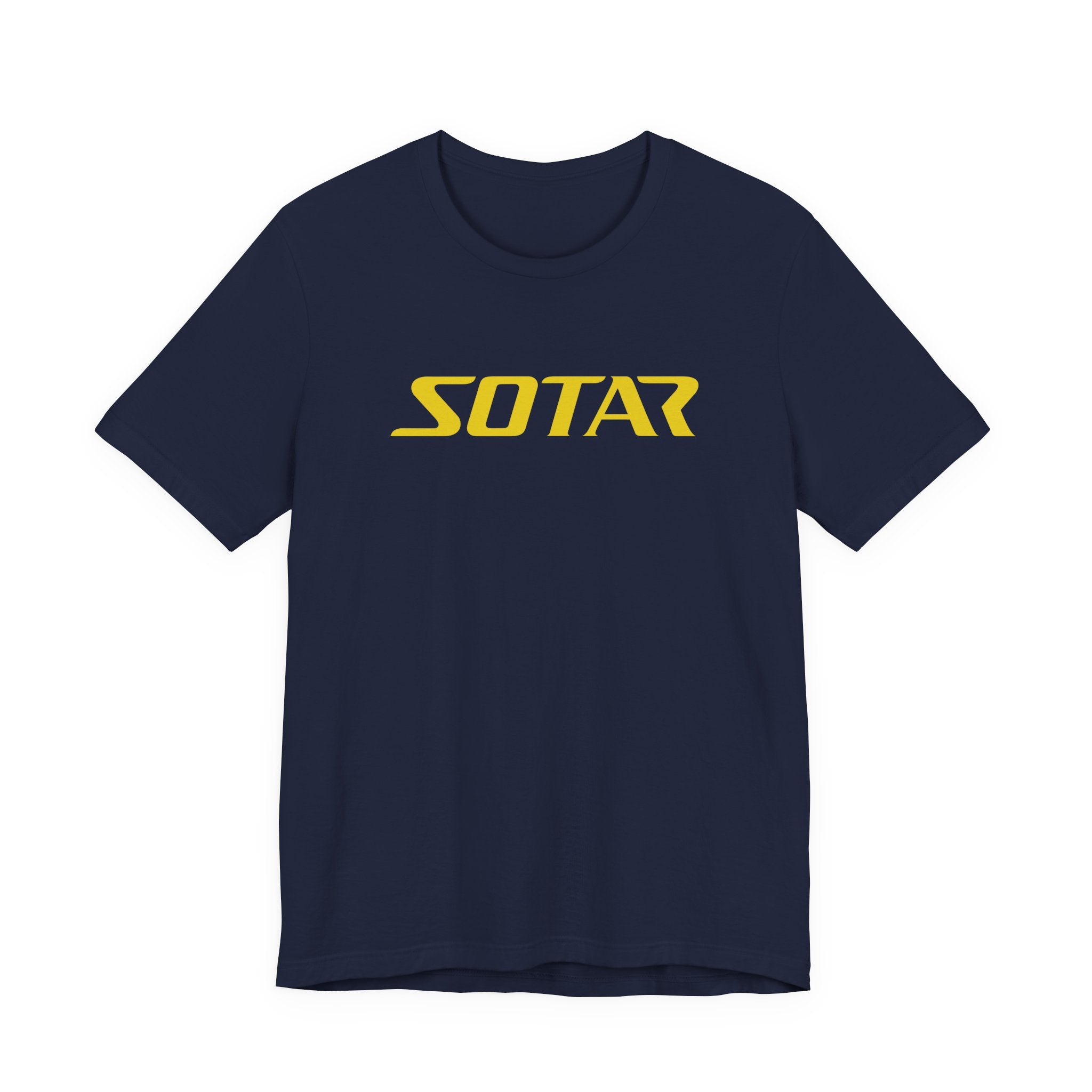 SOTAR Yellow LOGO Graphic Tee - Unisex Casual T-Shirt, Everyday Outdoor
