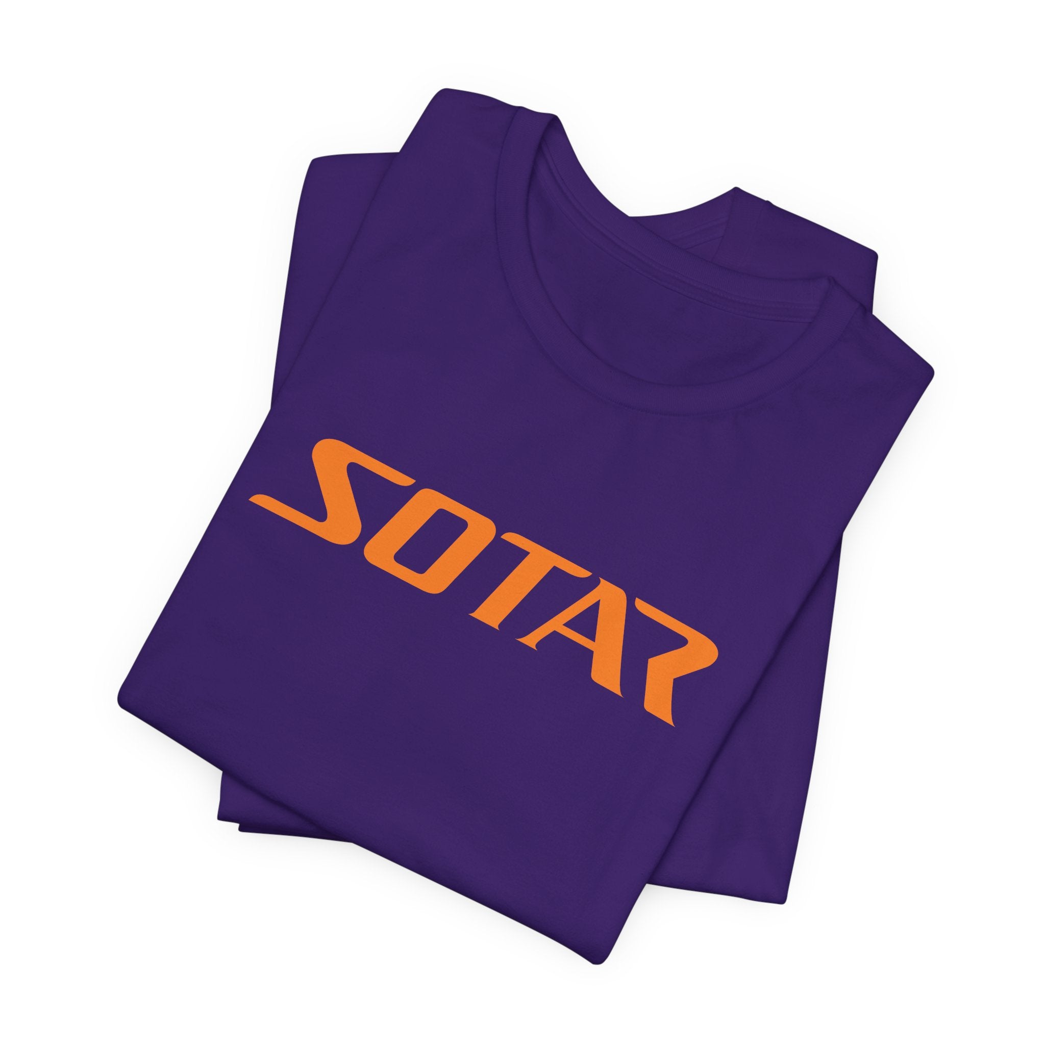 SOTAR Orange LOGO Graphic Tee - Unisex Casual T-Shirt, Everyday Outdoor