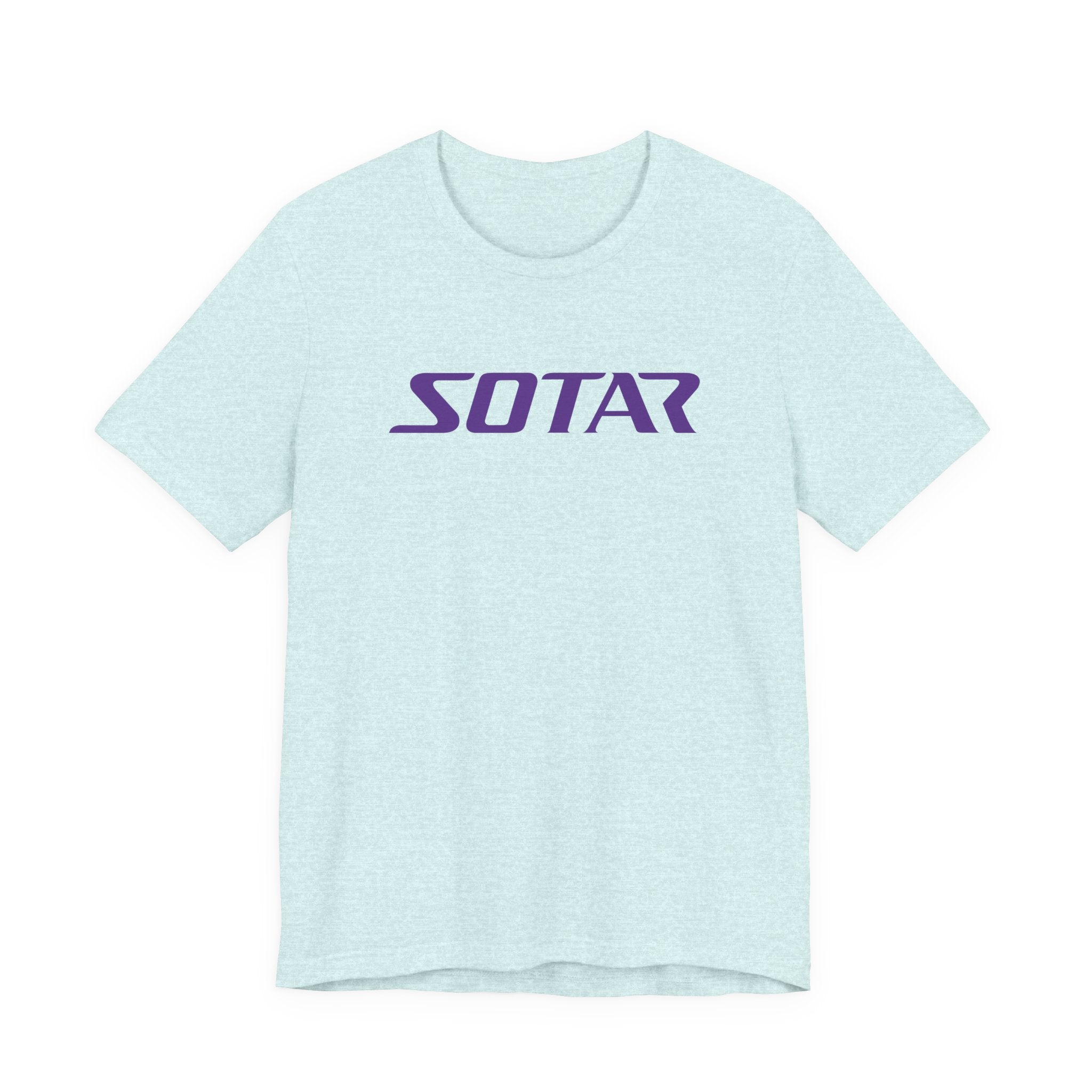 SOTAR Purple LOGO Graphic Tee - Unisex Casual T-Shirt, Everyday Outdoor